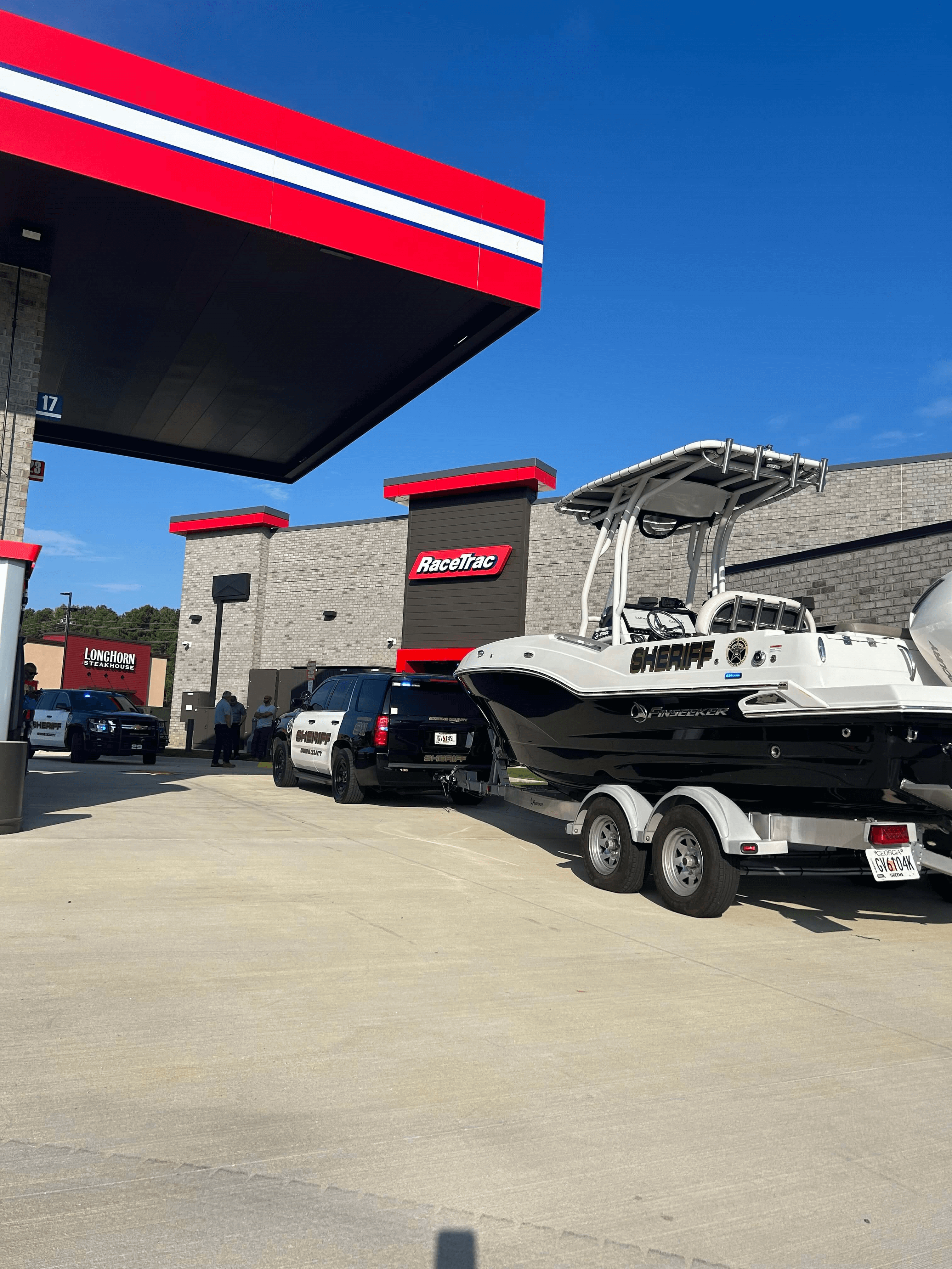 RcaeTrac Oconee location with boat trailer