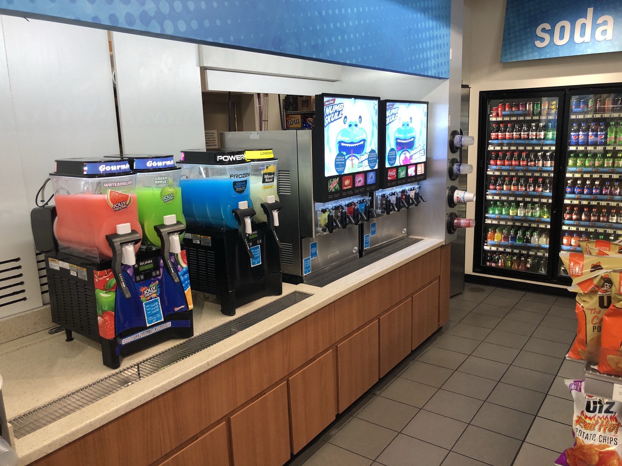 Available property at RaceTrac Frozen Drink Machines